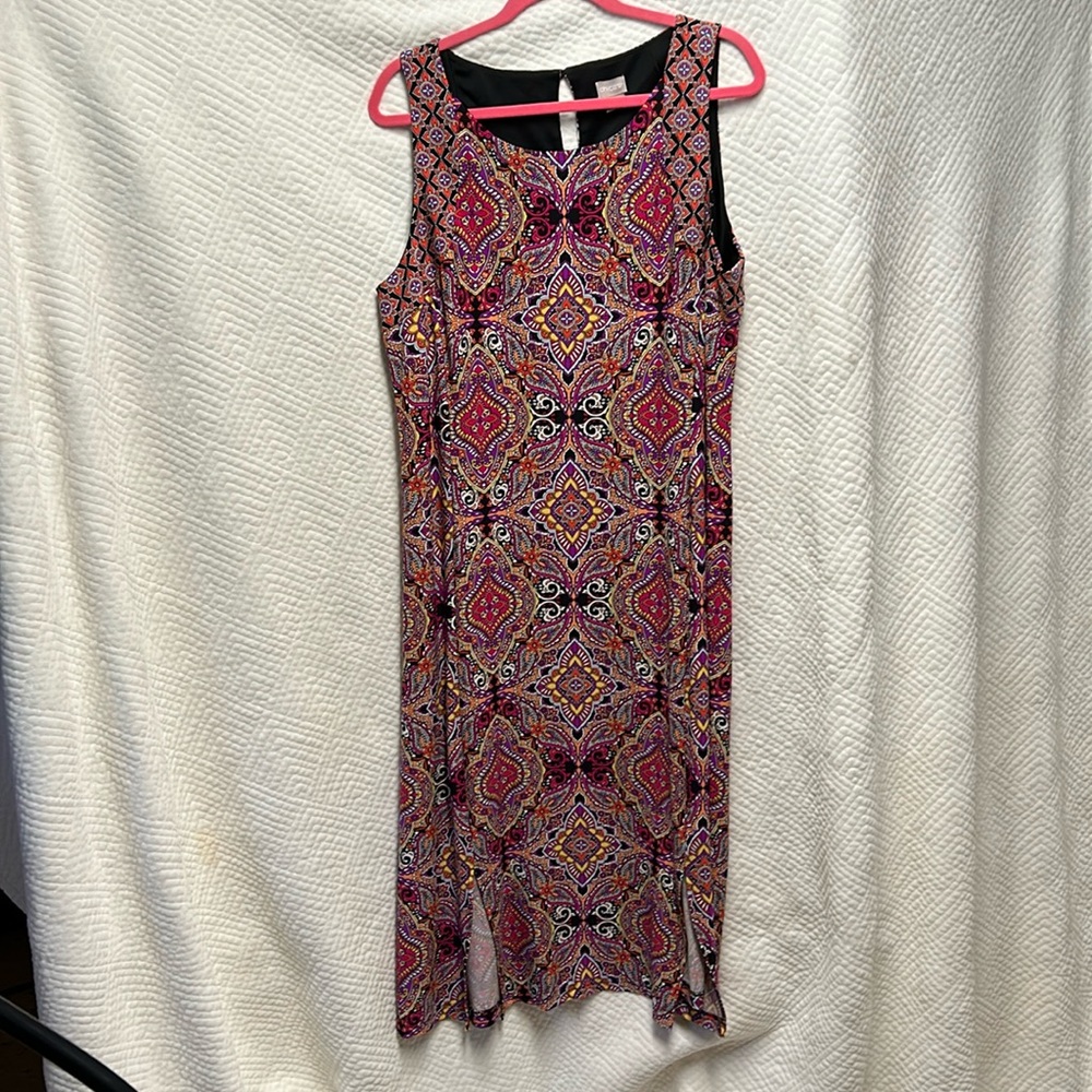 COPY - Chicos summer dress size 3 multiple colors good condition